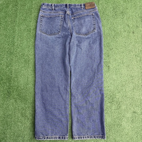 RedHead Flannel Lined Jeans Mens 36 X 30 Blue - Picture 5 of 8